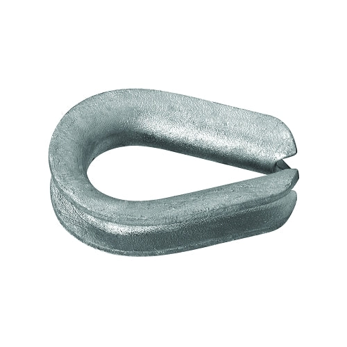 Campbell 765-G Series Heavy Wire Rope Thimbles, 1/2 In; 9/16 In, Galvanized Zinc - 1 per EA - 6260205