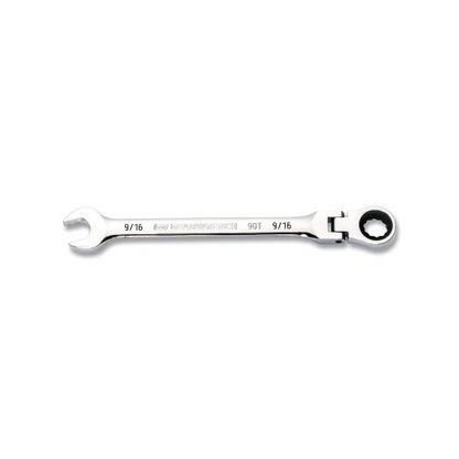 Gearwrench 90-Tooth 12 Point Flex Head Ratcheting Combination Wrench, Sae, 9/16 In - 1 per EA - 86746