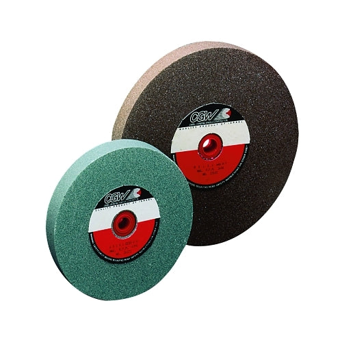 Cgw Abrasives Bench Wheels, Green Silicon Carbide, Single Pack, Type 1, 8 X 1, 1Inches Arbor, 60, I - 1 per EA - 38516