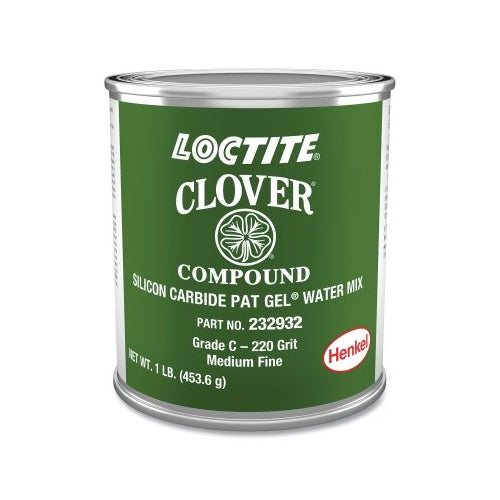 Loctite Clover® Silicon Carbide Pat Gel® Water Mix, 220 Grit, 1 Lb Cap, Can, Mild Odor - 6 per CS - 232932