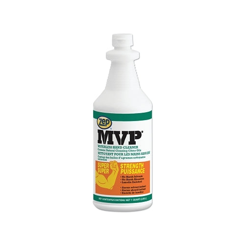 Zep Mvp* Waterless Hand Cleaner, 32 Oz, Bottle - 12 per CA - 323001