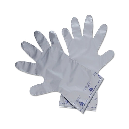 Honeywell North Silvershield Chemical Resistant Gloves, Size 6, Silver - 50 per CA - SSG/6