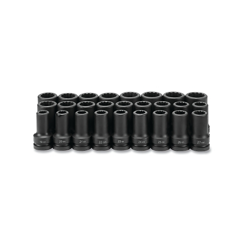 Grey Pneumatic Impact Socket Set, 1 Inches Drive, 12 Point, Metric - 1 ...