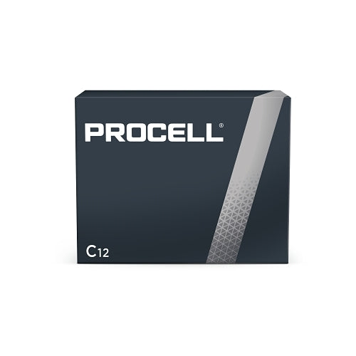 Duracell Procell Battery, Non-Rechargeable Alkaline, 1.5 V, C - 12 per PK - DURPC1400