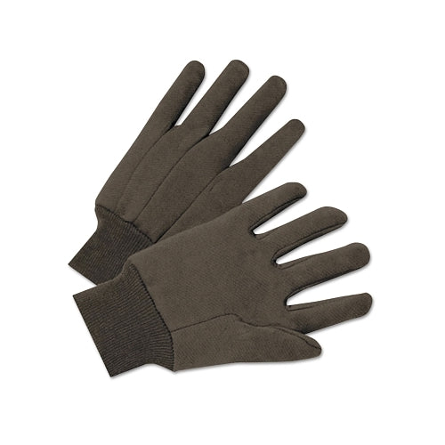 West Chester Jersey Gloves, Large, Brown, Cotton - 300 per CA - 750C