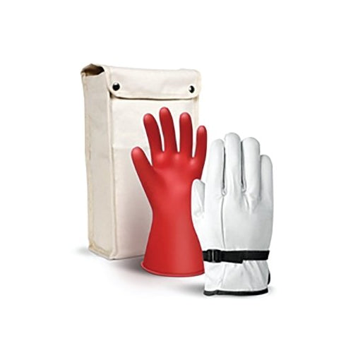 Honeywell Salisbury Insulating Lineman Gloves Kit, Type Ii Salcor® Rubber, Size 08, Red - 1 per EA - GK0014R/8