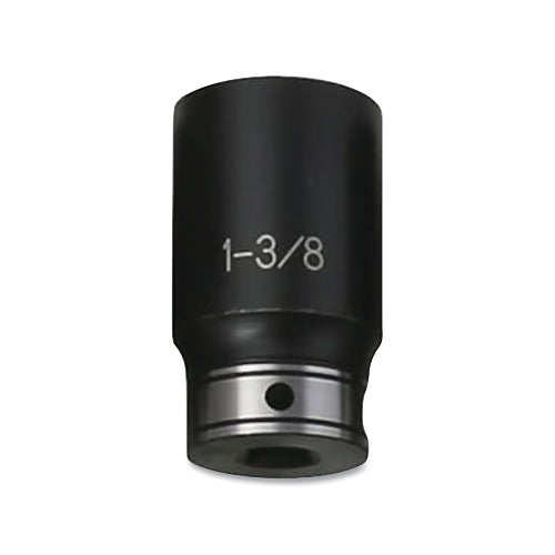 Dado de impacto neumático Duo-Socket® gris, tamaño de accionamiento de 1/2 pulgadas, tamaño de dado de 19 mm, longitud estándar, 12 puntas - 1 por EA - 82119M
