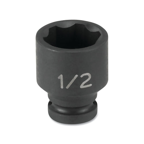 Grey Pneumatic Impact Socket, 1/4 Inches Drive Size, 3/16 Inches Socket Size, Hex, 6-Point, Surface Drive, Standard Length - 1 per EA - 906RS