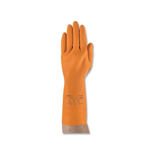 Alphatec 87-208 Latex Gloves, Size 8, Orange - 12 per BG - 102998