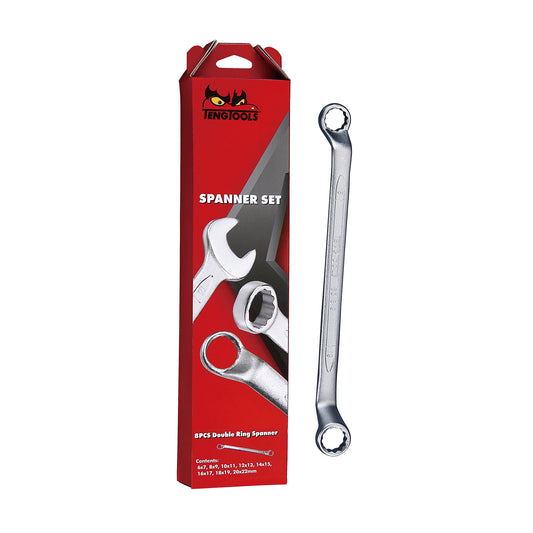 Juego de llaves de doble estrella Teng Tools de 6 a 22 mm - 6308