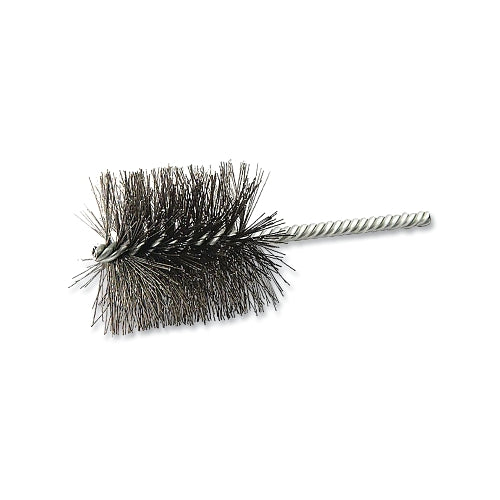 Norton Gemini Carbon Steel Tube Brush, 2 Inches Dia, 5 Inches L, Double Spiral, Steel - 20 per PK - 66252838929