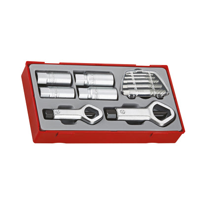 Teng Tools Service d'huile 40 pièces, extracteur, extracteur, collier de serrage et kit d'inspection - TC-6T-24 
