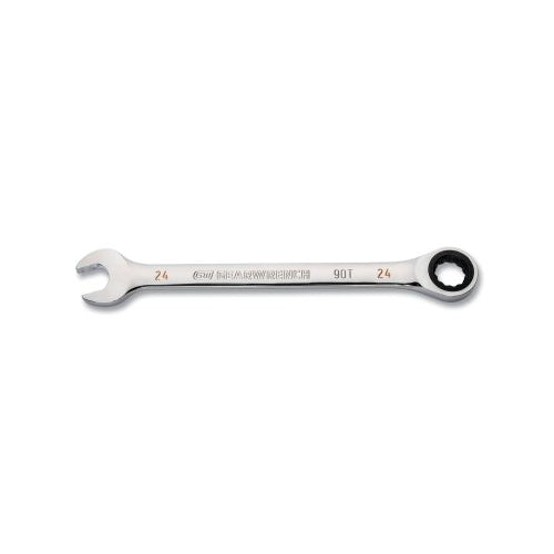 Gearwrench 90-Tooth 12 Point Ratcheting Combination Wrench, Metric, 24 Mm - 1 per EA - 86924