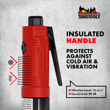 Teng Tools Clé à cliquet pneumatique avant et arrière à couple élevé à entraînement carré de 3/8 pouces - ARRM38