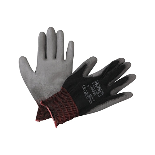 Hyflex 11-600 Palm-Coated Gloves, Black - 12 per DZ