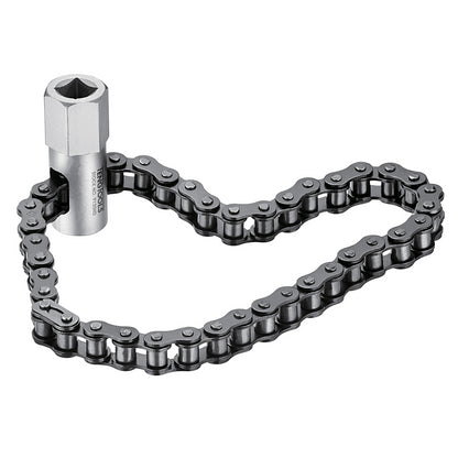 Teng Tools Outil de clé de retrait de filtre à huile robuste à entraînement de 1/2 pouce - 9120HD