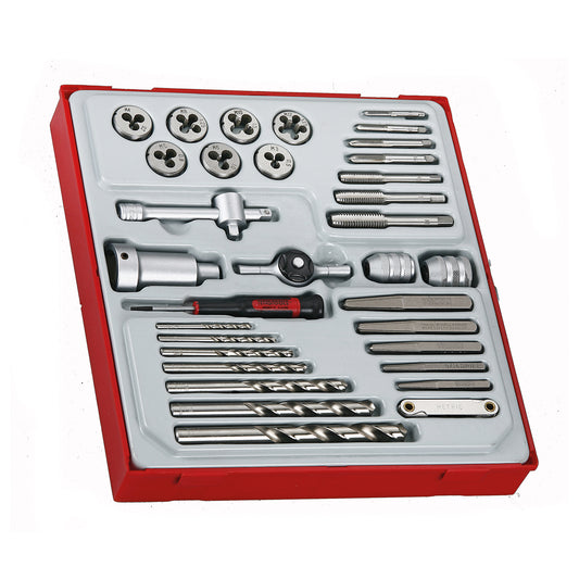 Juego de machos y matrices de 34 piezas Teng Tools - TTDTD34