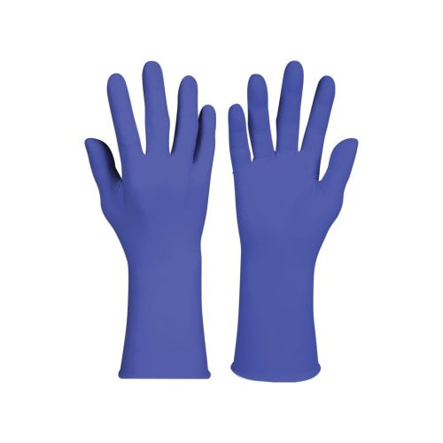 Kimtech G3 Sapphire Nitrile Gloves, Beaded Cuff, Unlined, Blue - 100 per BG