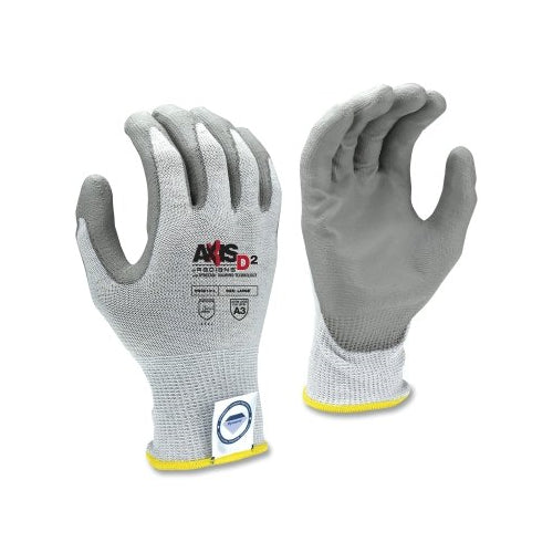Radians Axis D2 Dyneema Cut Protection Gloves, Gray - 12 per DZ