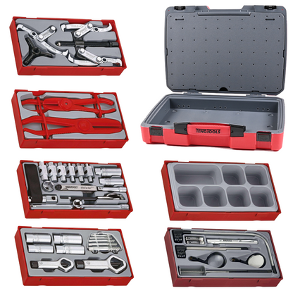 Teng Tools Service d'huile 40 pièces, extracteur, extracteur, collier de serrage et kit d'inspection - TC-6T-24 