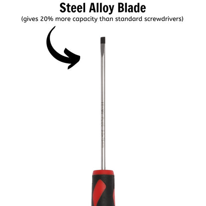 Teng Tools Tournevis à tête fendue de type plat de 3 mm / 1/8 pouces x 75 mm / 3 pouces de long - MD920N 