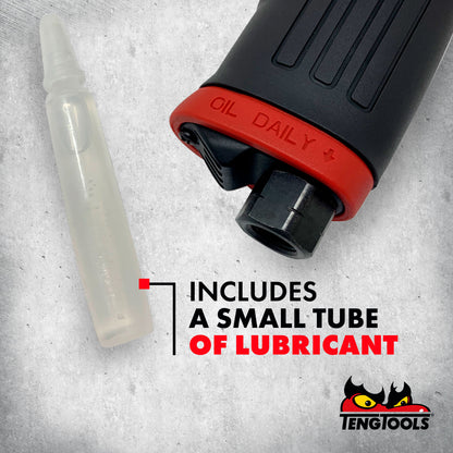 Teng Tools Pistolet à clé à chocs pneumatique composite réversible à couple élevé à entraînement carré de 1/2 pouce - ARWC12