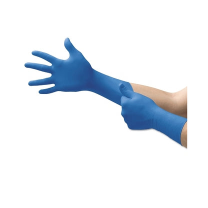 Microflex Safegrip Sg-375 Examination Gloves, Natural Rubber Latex, Blue - 50 per BX