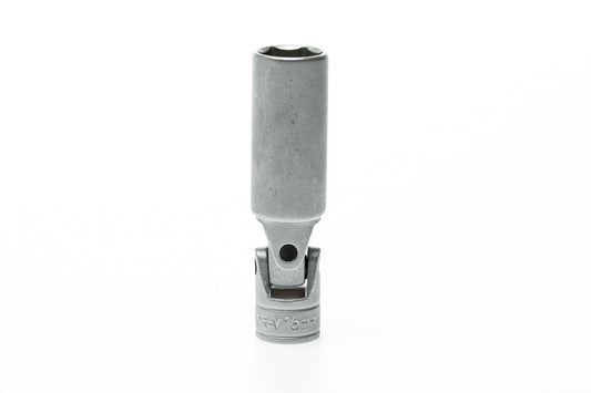 Teng Tools Douille de bougie d'allumage flexible à 6 points, 16 mm, entraînement 3/8 pouces, M380041-C