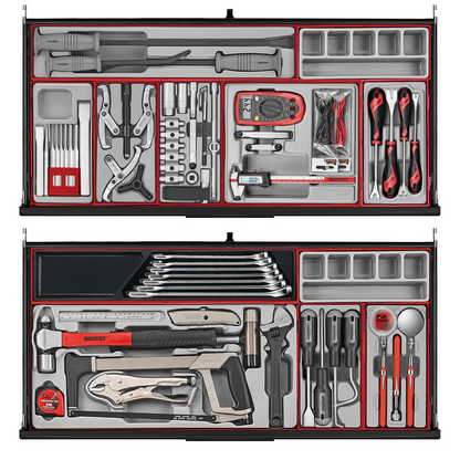 Teng Tools 1008 Piece PRO35 37 Inch Wide Black Roller Cabinet Workstation Tool Kit - TKW37B1008T