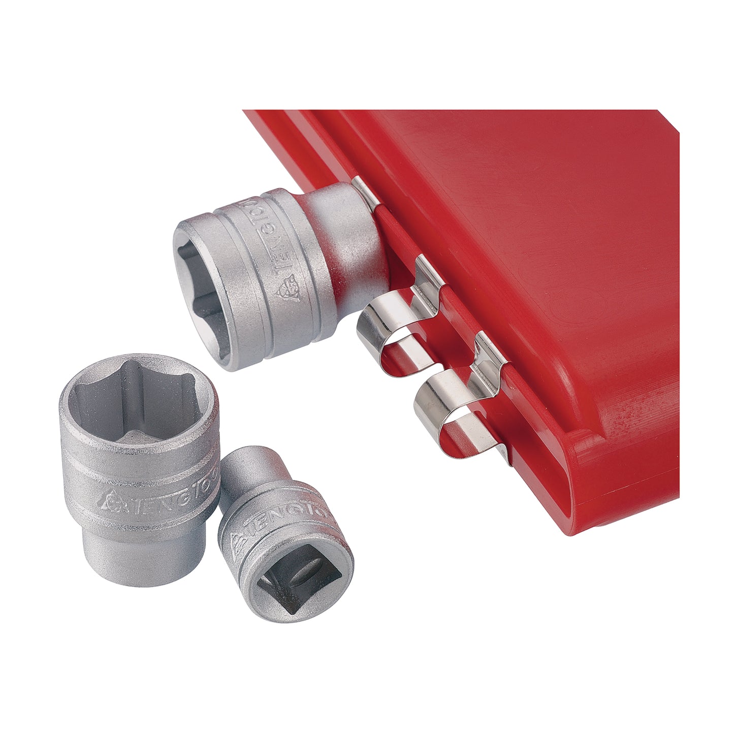 Teng Tools Juego de vasos métricos regulares/poco profundos con accionamiento de 3/8 de pulgada, 12 piezas (8 mm - 19 mm) - M3812N1