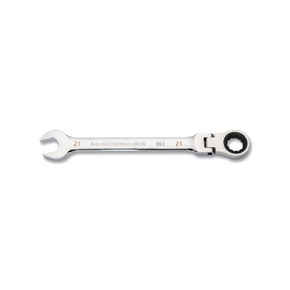 Gearwrench 90-Tooth 12 Point Flex Head Ratcheting Combination Wrench, Metric, 21 Mm - 1 per EA - 86721