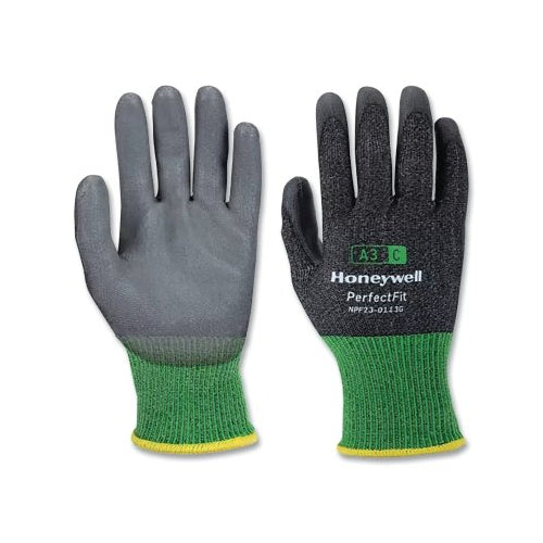 Honeywell New Perfect Fit Gloves, Gray - 10 per BG