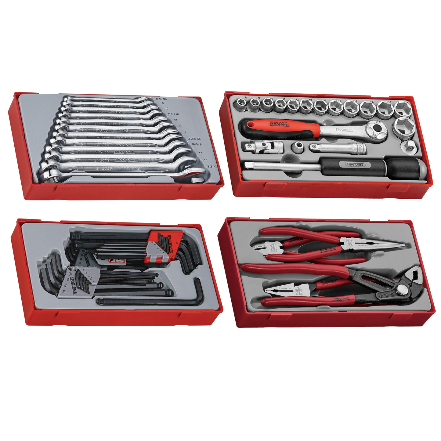 Teng Tools 137 Piece PRO35 26 Inch Wide Black Starter Tool Kit - TKT26B137T