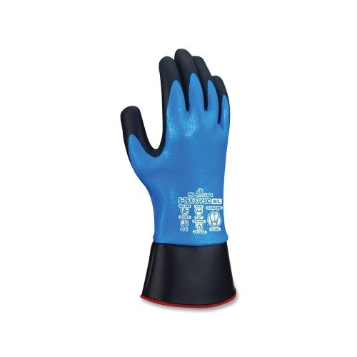 Showa S-Tex 377Sc Cut Resistant Gloves, Blue - 12 per DZ