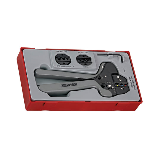 Juego de herramientas de engarzado con trinquete de 4 piezas Teng Tools - TTCP04