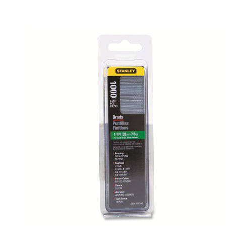 Stanley Brad Nails, 1-1/4 Inches In, Pk 1000 - 10 per BX - SWKBN1250