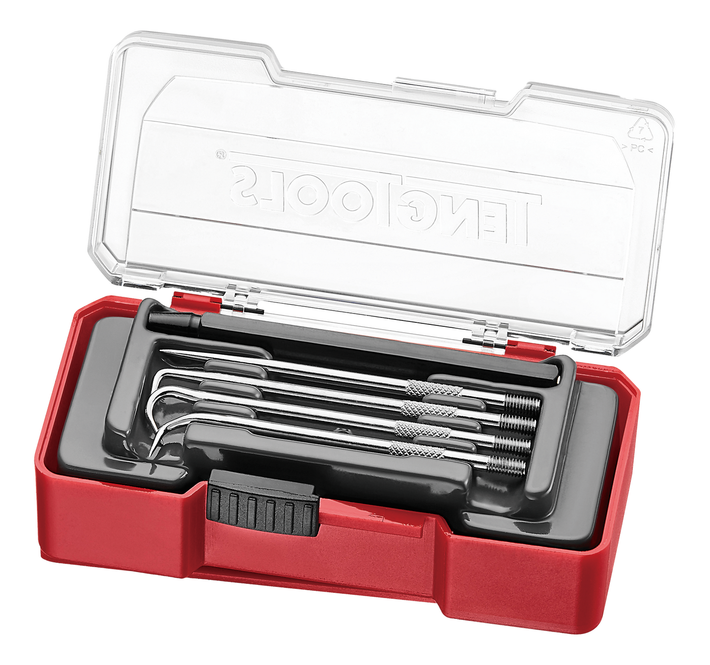 Teng Tools Juego de ganchos y púas intercambiables magnéticos de precisión y servicio pesado de 4 piezas - TJ149