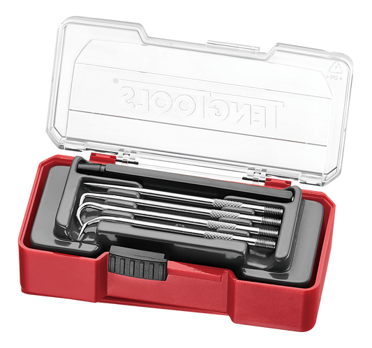 Teng Tools Juego de ganchos y púas intercambiables magnéticos de precisión y servicio pesado de 4 piezas - TJ149