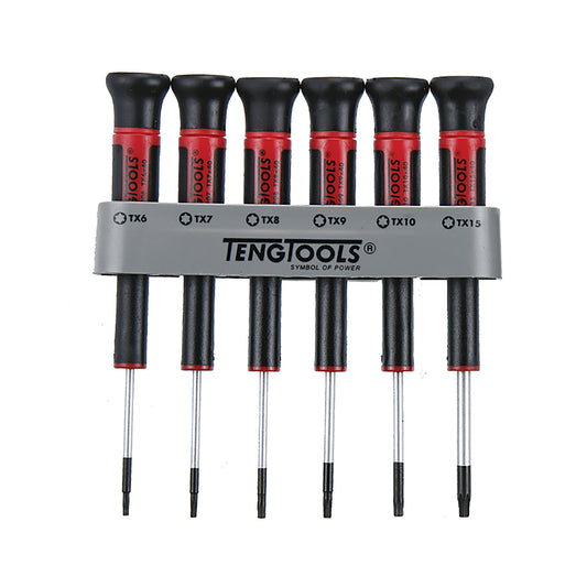 Teng Tools - Jeu de 6 mini-tournevis de type TX - MDM706TX 