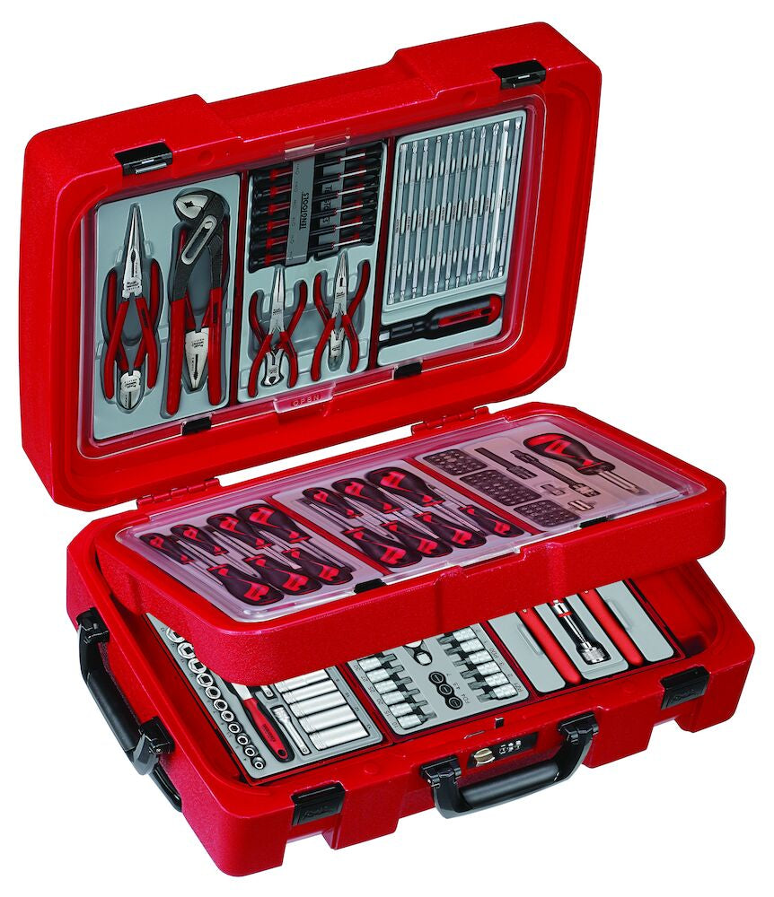 Teng Tools Juego de herramientas de servicio portátil de 193 piezas - SC03-KIT1