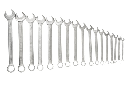 Teng Tools Juego de llaves combinadas métricas de 17 piezas y 12 puntas (6 mm - 22 mm) - 6517