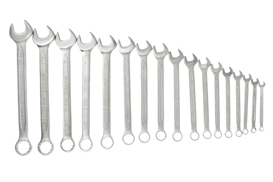 Teng Tools Juego de llaves combinadas métricas de 17 piezas y 12 puntas (6 mm - 22 mm) - 6517