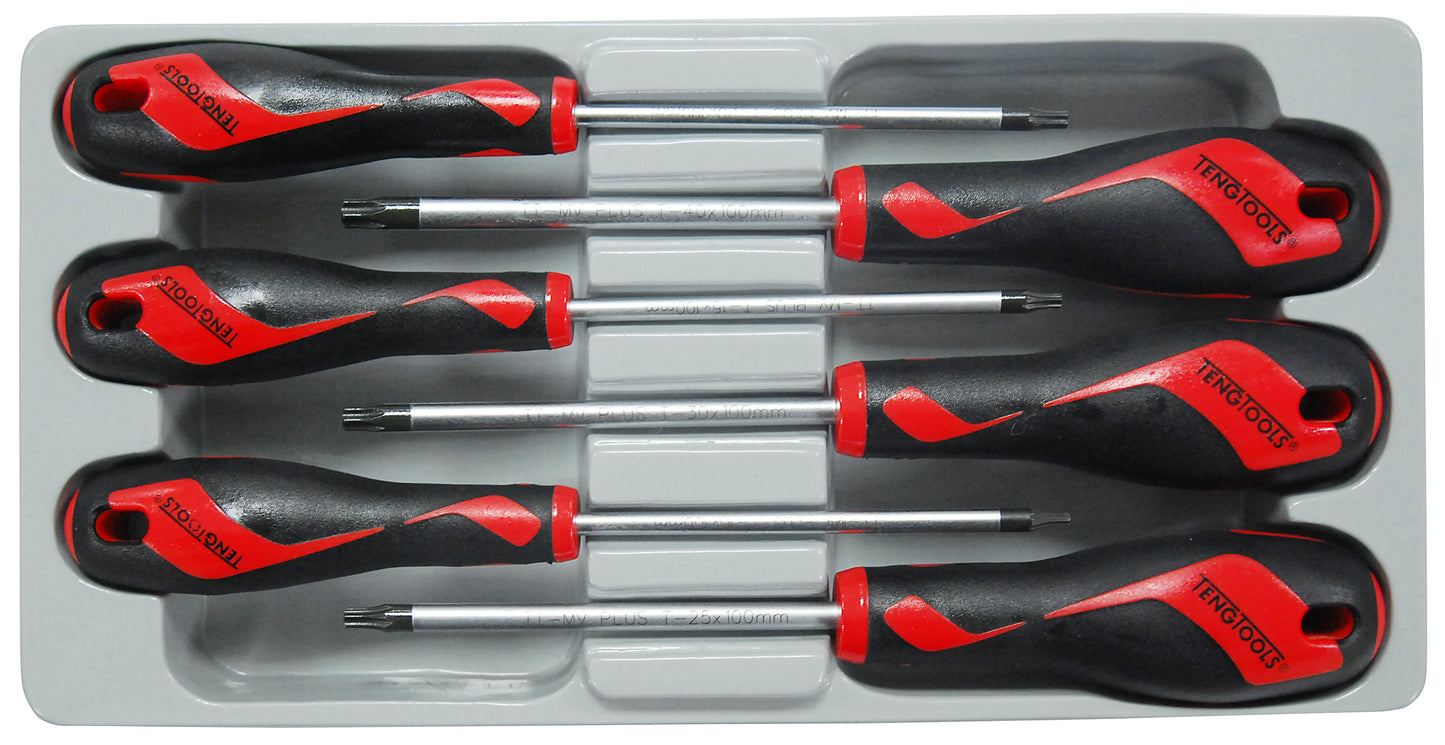 Juego de destornilladores tipo Torx de 6 piezas Teng Tools - MD906N1