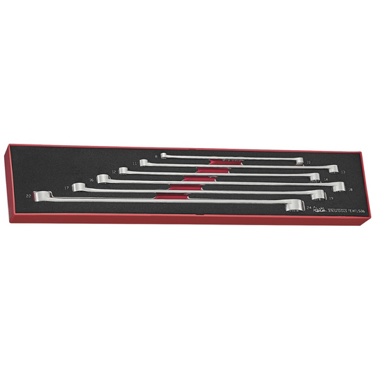 Teng Tools Juego de llaves de doble anillo 6 piezas EVA - TEXFLS06