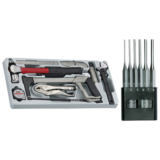 Juego de punzones y herramientas de servicio general de 15 piezas Teng Tools - TTPS09-KIT1