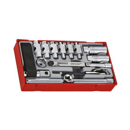 Teng Tools Clé 63 pièces, extracteur, service d'huile, mini, circlip et kit de pinces régulières - TC-6T-29 