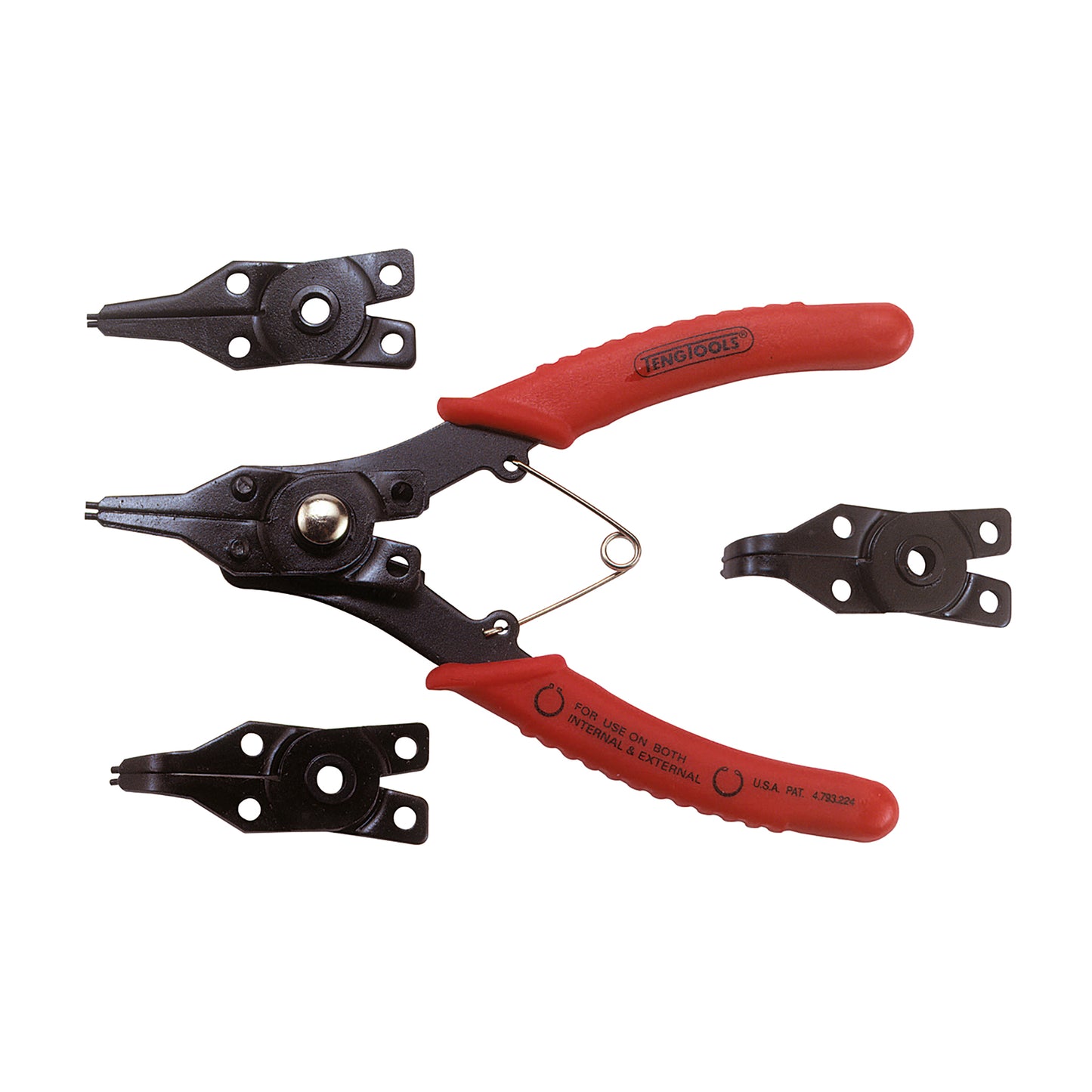 Teng Tools 5 Piece Circlip (Snap Ring) Plier Set 480
