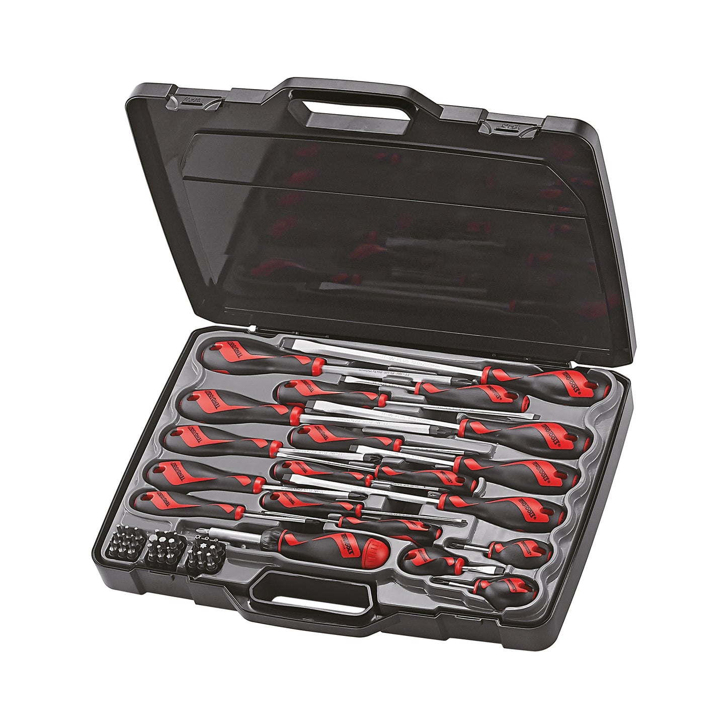 Juego de destornilladores Teng Tools de 53 piezas (plano, PH, PZ, hexagonal, Torx, TPX, cuadrado) + accesorios - MD9053N
