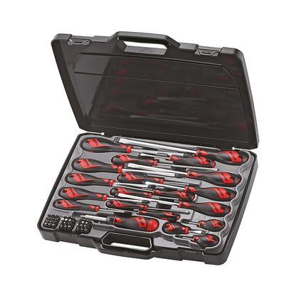 Juego de destornilladores Teng Tools de 53 piezas (plano, PH, PZ, hexagonal, Torx, TPX, cuadrado) + accesorios - MD9053N