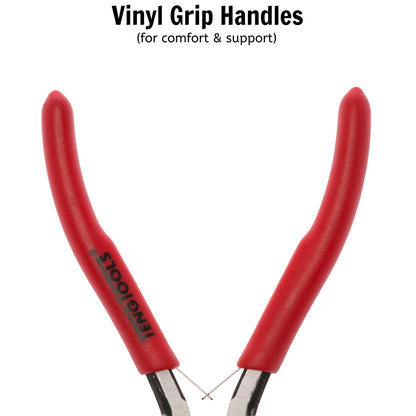 Teng Tools MBM467 - Mini alicates para electrónica de precisión de 5 pulgadas